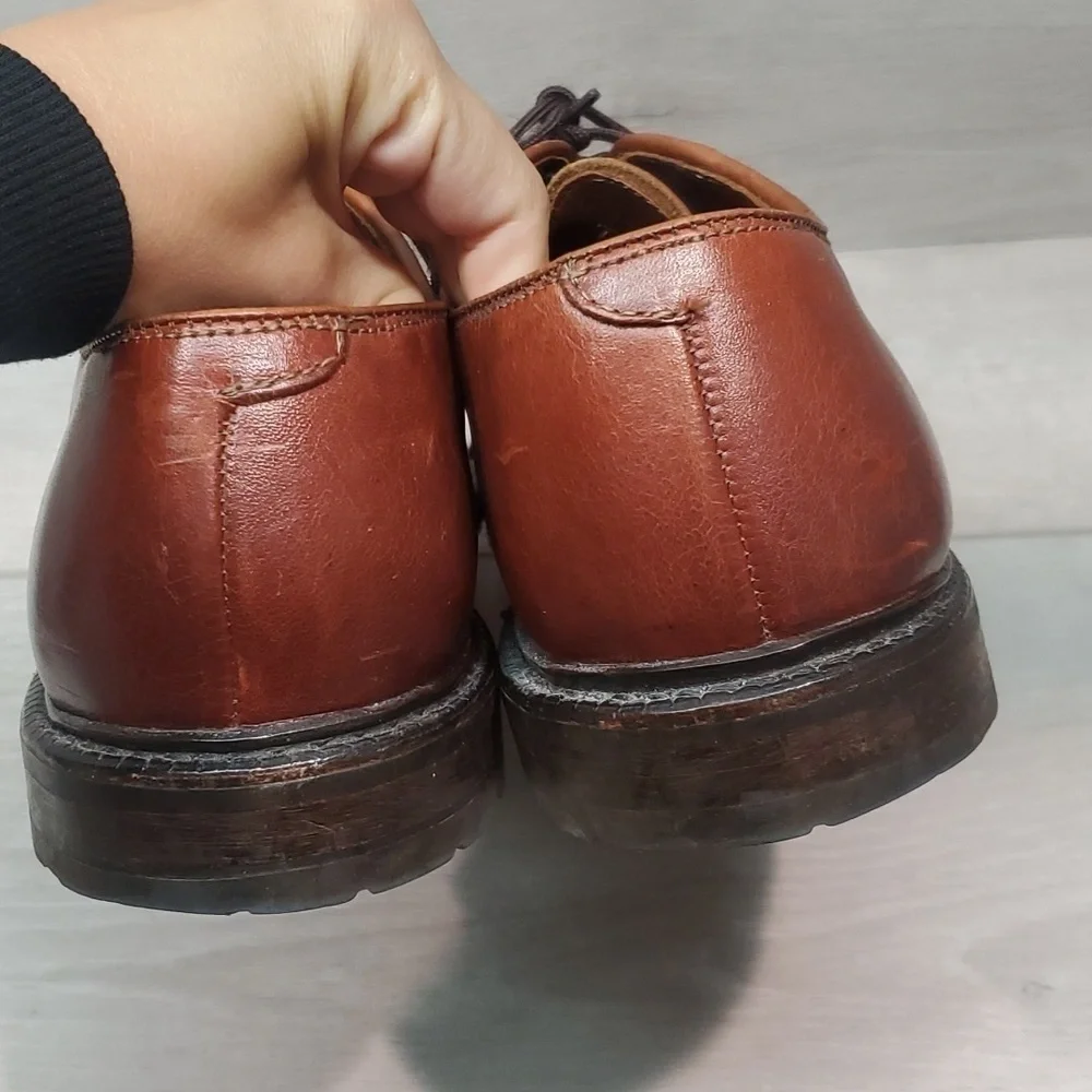 Allen Edmonds Mens Leather Black Hills Oxford Dress shoes sz 11B